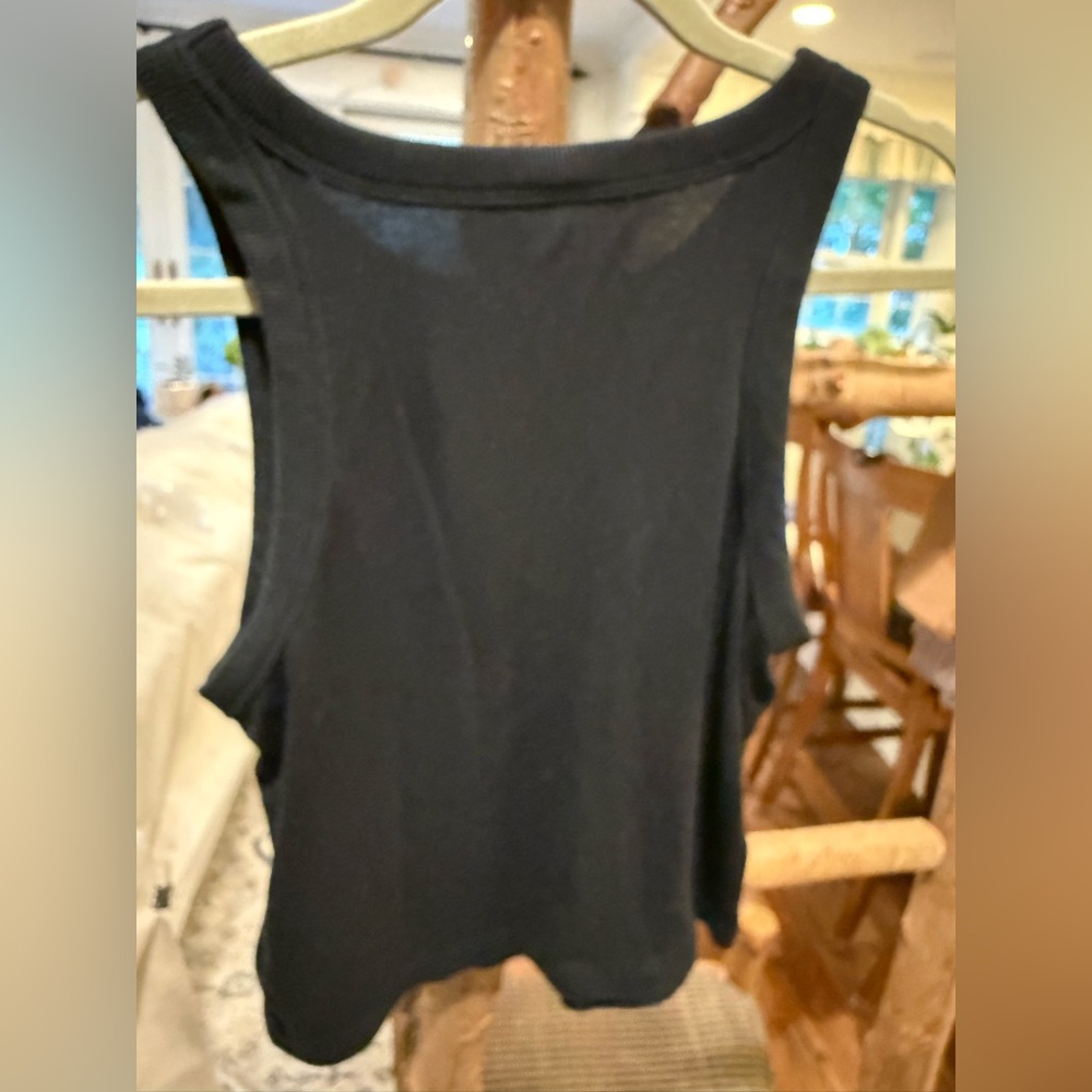 GAP Classic Black Ribbed Tank - Picture 3 of 3